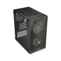 FSP CST130 Basic Micro-ATX Gaming Chassis Acrylic side panel - Black