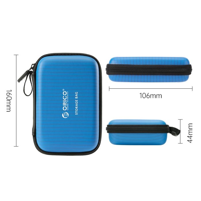 ORICO 2.5inch HDD Protection Case | Blue | PU and EVA