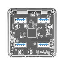 ORICO 4 Port USB3.0 | 4x USB3.0 | 30cm |Transparent Hub