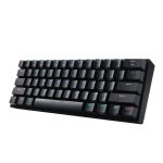 REDRAGON DRACONIC PRO Mechanical 61 Key|Bluetooth 5.0|RF|RGB Rechargable Battery|Type-C Charging Cable Gaming Keyboard - Black